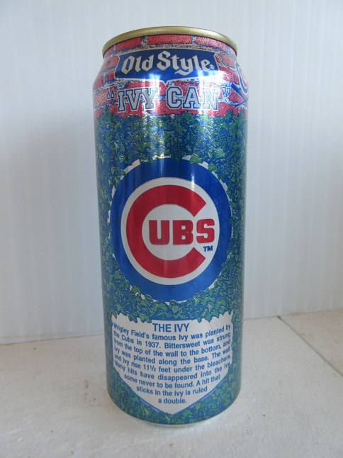 Old Style - Cubs - 'Ivy Can' - 16oz
